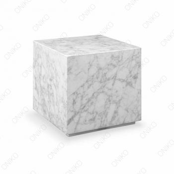 white-marble-cube-coffee-table