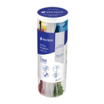 bote-con-1000-cinchos-plasticos-en-colores-surtidos-volteck
