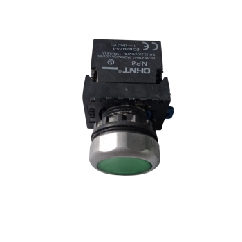 pulsador-rasante-momentaneo-verde-22mm-chint