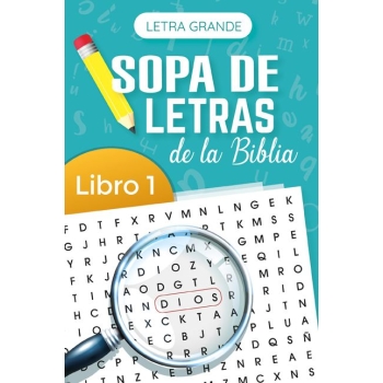 Sopa de letras de la Biblia letra grande libro 1
