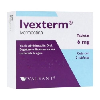 IVEXTERM (IVERMECTINA) 6MG 2TAB