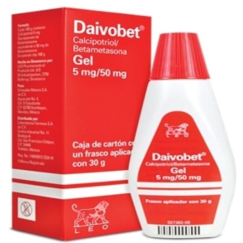 DAIVOBET GEL 30 G. (CALCIPOTRIOL/BETAMETAZONA 5MG/50MG)