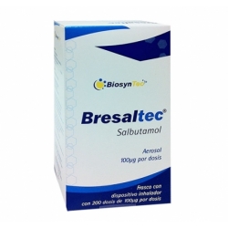 BRESALTEC (SALBUTAMOL) AEROSOL 100 MG 200 DOSIS