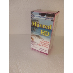 MAXRED HD (GUARANA / MANZANILLA / L-CARNITINA / ALGAS MARINAS ) 500 MG 150 CAPSULAS