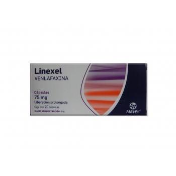 LINEXEL 75 MG (Venlafaxina) 20 CAPSULAS