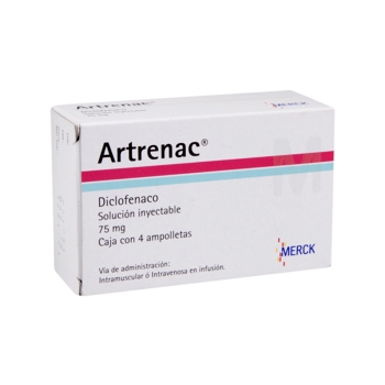 ARTRENAC 75 MG (Diclofenaco) solución inyectable *THIS PRODUCT IS ONLY AVAILABLE IN MEXICO