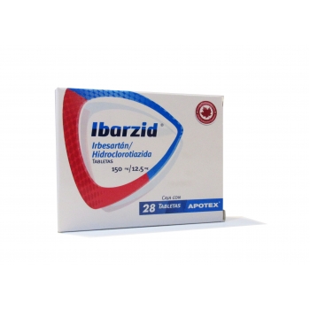 IBARZID C/28 TABS 150/12.5 MG (IRBESARTAN / HIDROCLOROTIAZIDA)