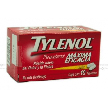 TYLENOL EXTRA STRENGHT 10 CAP 500MG