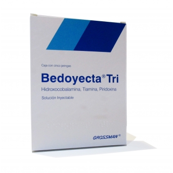 BEDOYECTA TRI (COMPLEJO B)  5AMP 2ML    !!!!este medicamento NO puede ser enviado fuera de MEXICO