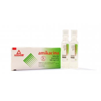 AMIKACINA 500MG/2ML c/ 2 amp