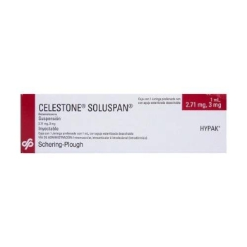 CELESTONE SOLUSPAN  (BETAMETHASONE) SUSP. INY 1ML *NON SHIPPABLE OUT SIDE OF MEXICO!!