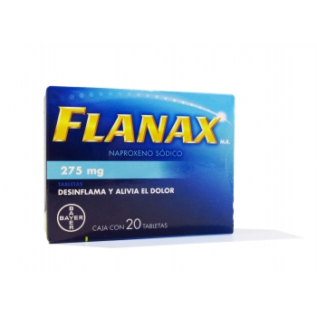 FLANAX (NAPROXENO SÓDICO) 275 MG C/20 TAB