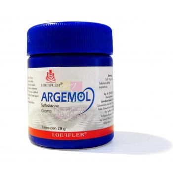 ARGEMOL (SULFADIAZINA DE PLATA) CREMA 28 G