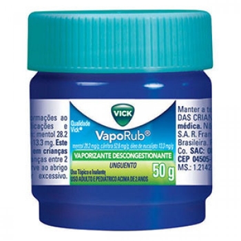 VICK VAPORUB (camphor / menthol / eucalyptus) 50 GR