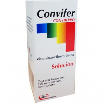 CONVIFER C/HIERRO (COMPLEJO B / HIERRO / LISINA) 220 ML