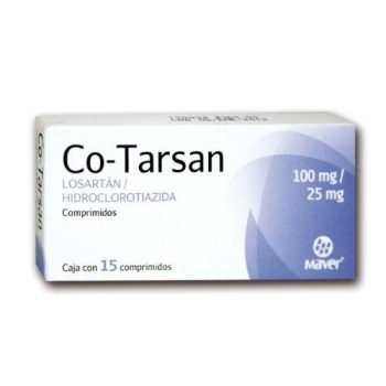 CO-TARSAN (LOSARTAN / HCTZ) 100/25MG 15TAB