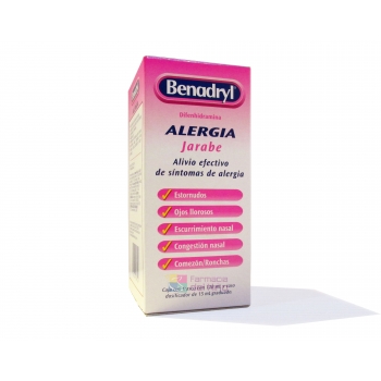 BENADRYL (diphenhydramine) ALLERGIES SYRUP 120ML