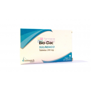 BIO-DAC (sulindac) 200 MG 20 TABS