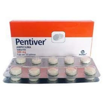 PENTIVER (AMPICILLIN) 20 TABS 500 MG