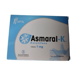 ASMARAL-K (KETOTIFENO) C/30 TABS 1 MG