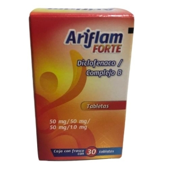 ARIFLAM Forte (DICLOFENACO/COMPLEJO B)  50MG/50mg 30TAB