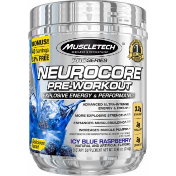 MT NEUROCORE PRE-WORKOUT ICE BLUE RASP ( 40 SERV )