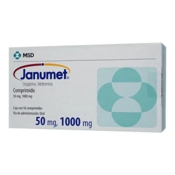 JANUMET (SITAGLIPTINA / METFORMINA) 50/1000MG 56TAB