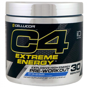 CEL C4 EXTREME ENERGY 30 SERV BLUE RAZZ