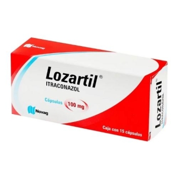 LOZARTIL (ITRACONAZOL) 100MG 15 CAPSULAS