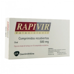 RAPIVIR (VALACICLOVIR) 500MG 10COMP