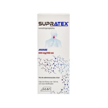 SUPRATEX (LEVODROPROPIZINA) JARABE 600MG 120ML