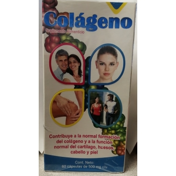 COLAGENO 500MG 60 CAPSULAS