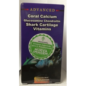 CORAL CALCIUM 650MG 120 TABLETAS