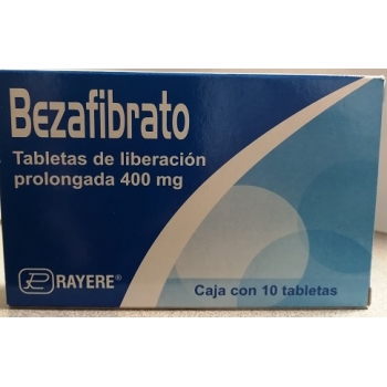 BEZAFIBRATO 400MG 10 TABLETAS (RAYERE)