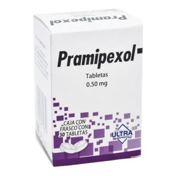 PRAMIPEXOL (DICLORHIDRATO DE PRAMIPEXOL ) .50mg 30 TABLETAS