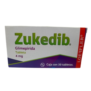 ZUKEDIB (GLIMEPIRIDA) 4MG 30 TABLETS