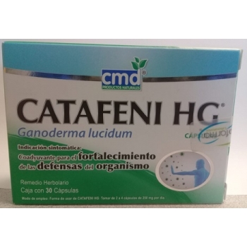 CATAFENI HG ( GANODERMA LUCIDUM REISHI) 250MG 30 CAPSULAS