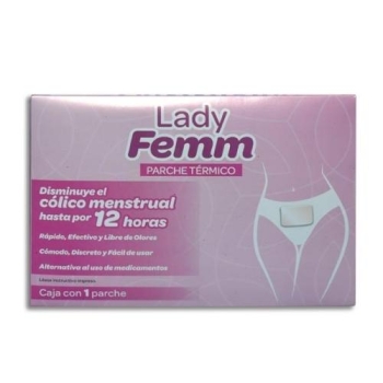 LADY FEMM (HIERRO, CARBON ACTIVADO, VERMICULITA.) 1 PARCHE