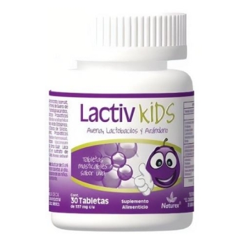 LACTIV KIDS (AVENA, LACTOBACILOS Y ARANDANO) 537MG 30 TABLETS