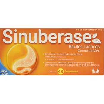 SINUBERASE (BACILOS LACTICOS)1 MILLON  UFC 48 TABLETS