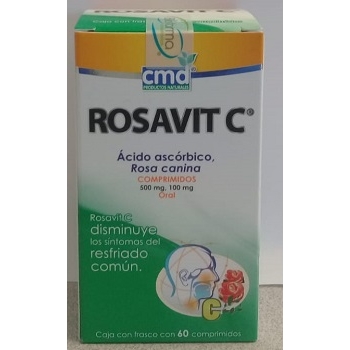 ROSAVIT (ASCORBIC ACID, ROSE DOG) 500MG/100MG 60 TABLETS