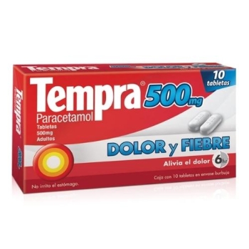 TEMPRA (PARACETAMOL) 500MG 10 TABLETS