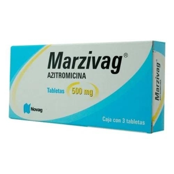 MARZIVAG (AZITROMICINA) 500MG 3TABLETAS