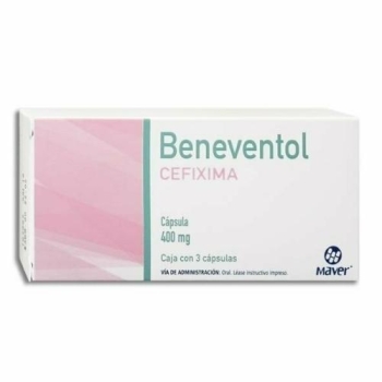 BENEVENTOL (CEFIXIMA) 400MG 3 CAPSULES