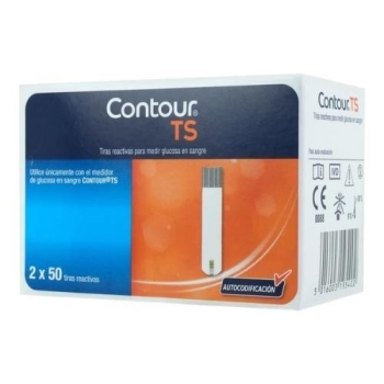 CONTOUR TS (FERROCIANURO DE POTASIO) 2 X 50 TIRAS REACTIVAS