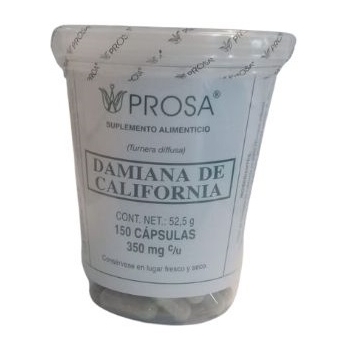 DAMIANA DE CALIFORNIA (HOJAS DE DAMIANA DE CALIFORNIA EN POLVO) 350MG 150 CAPSULAS