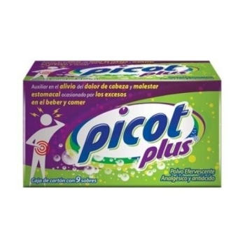 PICOT PLUS EFFERVESCENT POWDER 9 ENVELOPES