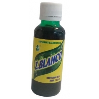 Z.BLANCO (SEMILLA DE ALPISTE, FRUTO DE OLIVO, LECITINA DE SOYA, BULBO DE AJO, VITAMINA A Y C) FRASCO CON 80ML