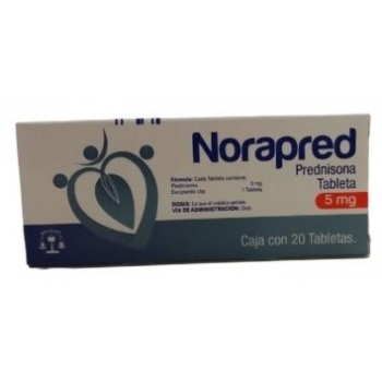 NORAPRED (PREDNISONE) 5MG 20 TABLETS