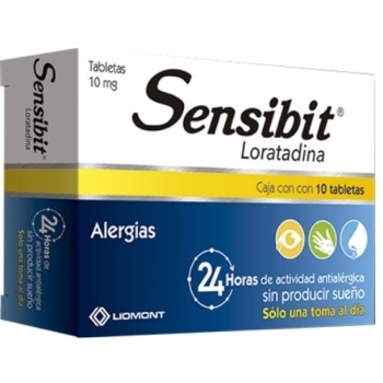 SENSIBIT (LORATADINA) 10MG 10 TABLETAS